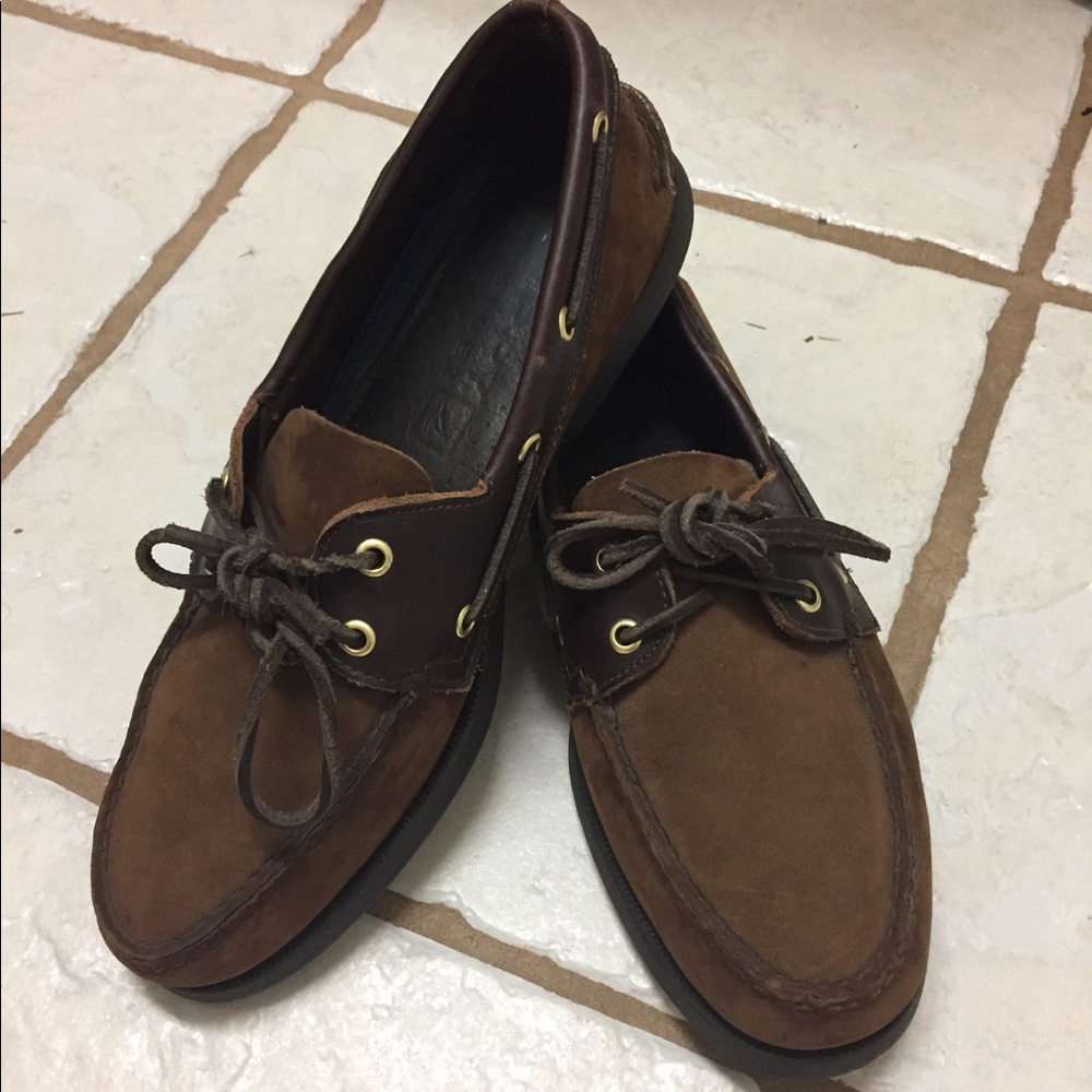 Men's Sperry Topsiders Leather/Suede Size 9.5